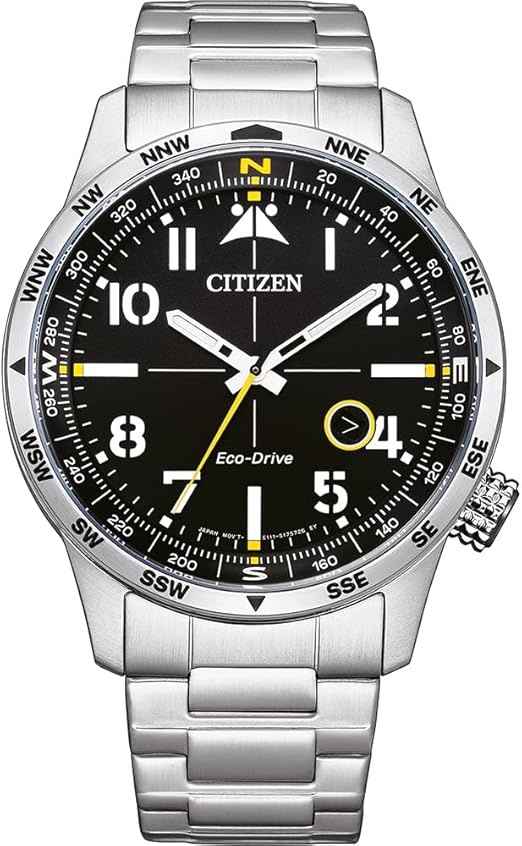 Citizen BM7550 87E Aviator Eco Drive Solar Men s Watch rrp 169 Chronographworld