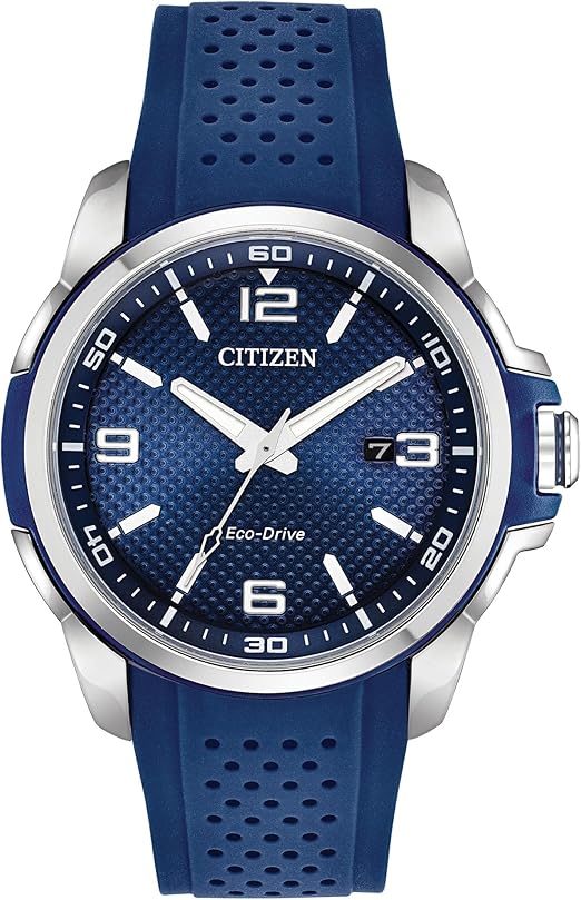 Citizen eco drive silicone strap hotsell