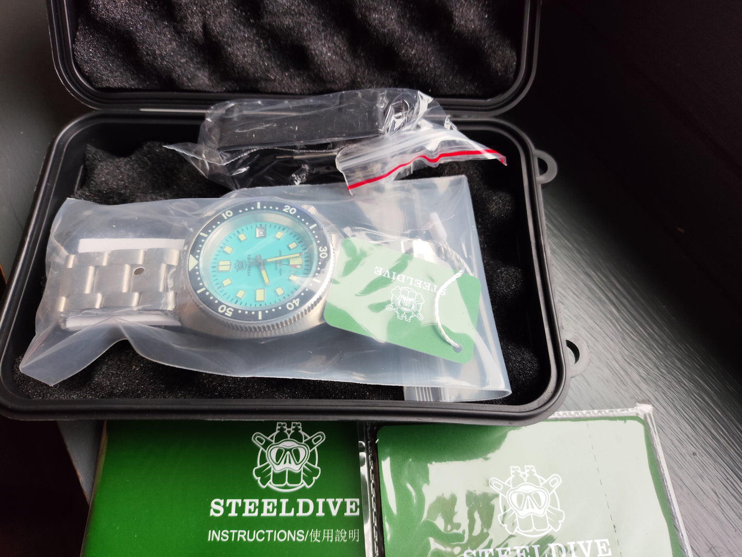 STEELDIVE SD1974 Seiko NH35 Captain Willard Dive Watch 200M Automatic Watch BNIB - UK Stock