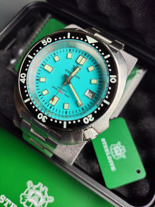 STEELDIVE SD1974 Seiko NH35 Captain Willard Dive Watch 200M Automatic Watch BNIB - UK Stock