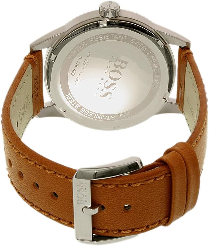 HUGO BOSS Men's Pilot Vintage Strap Watch 1513331 - BNWT