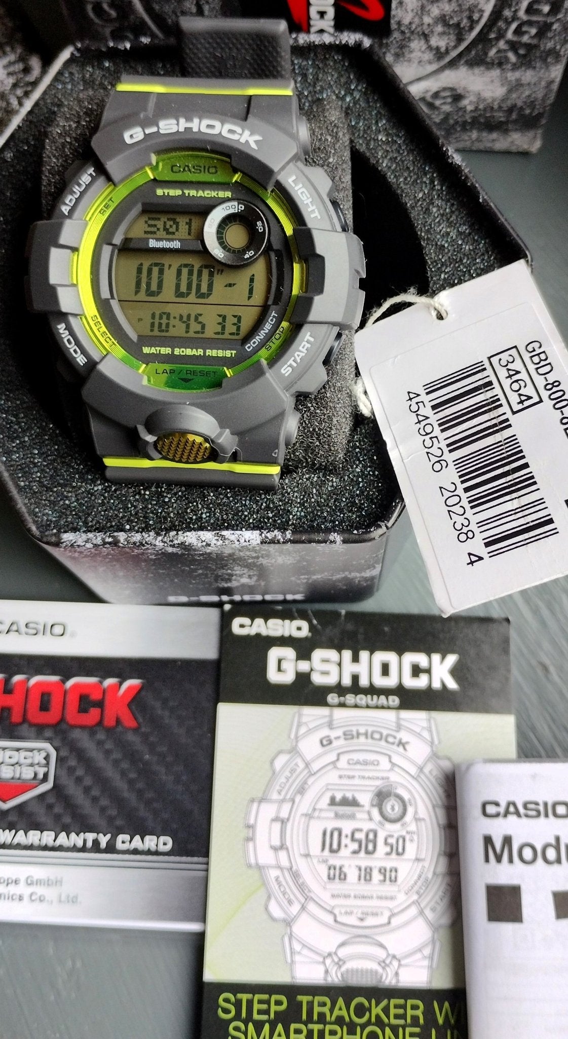 Casio G - Shock G Squad GBD - 800 - 8ER Step Tracker Men's Smartwatch - Chronographworld