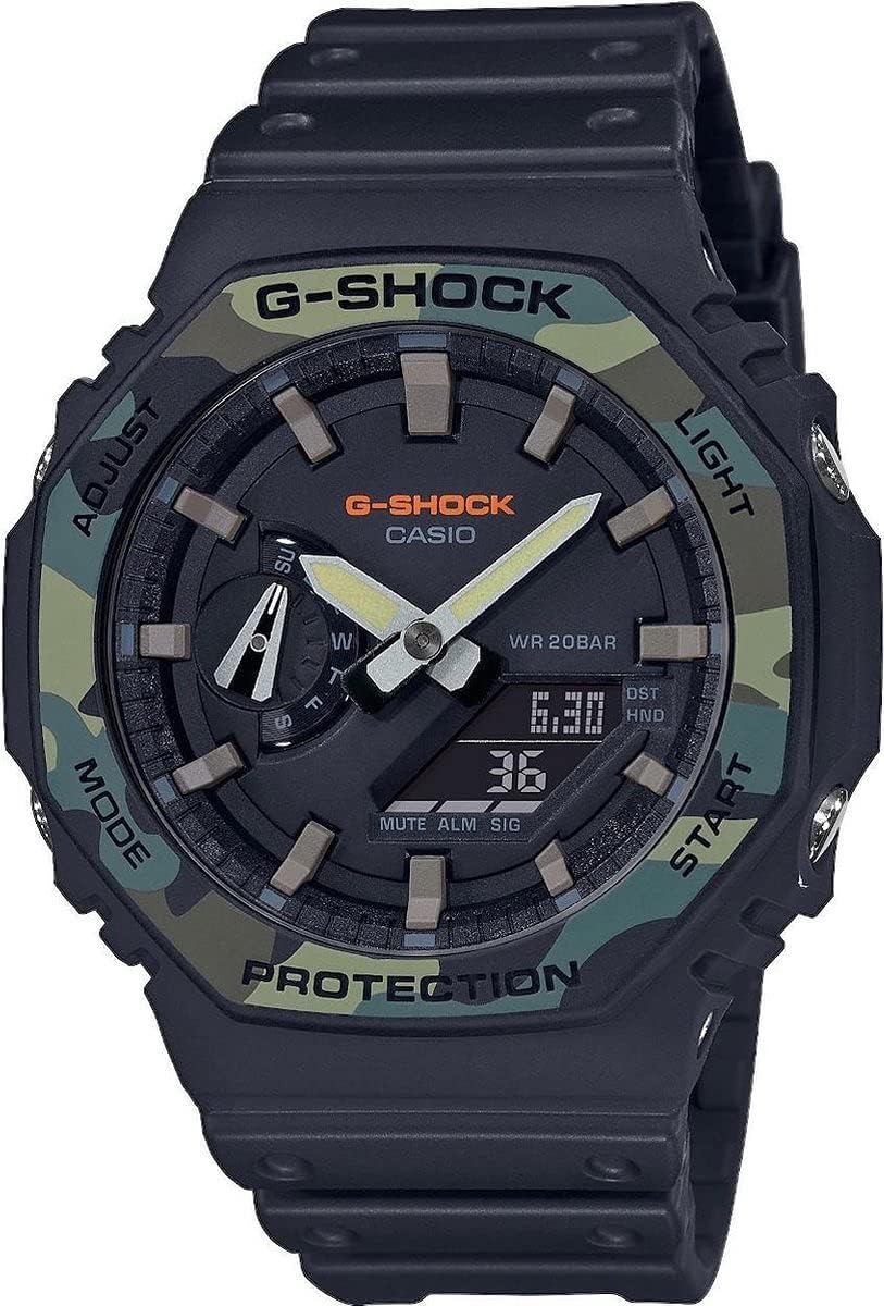 Casio G-Shock GA-2100SU-1AER Carbon Core Camouflage Men's Watch - Chronographworld