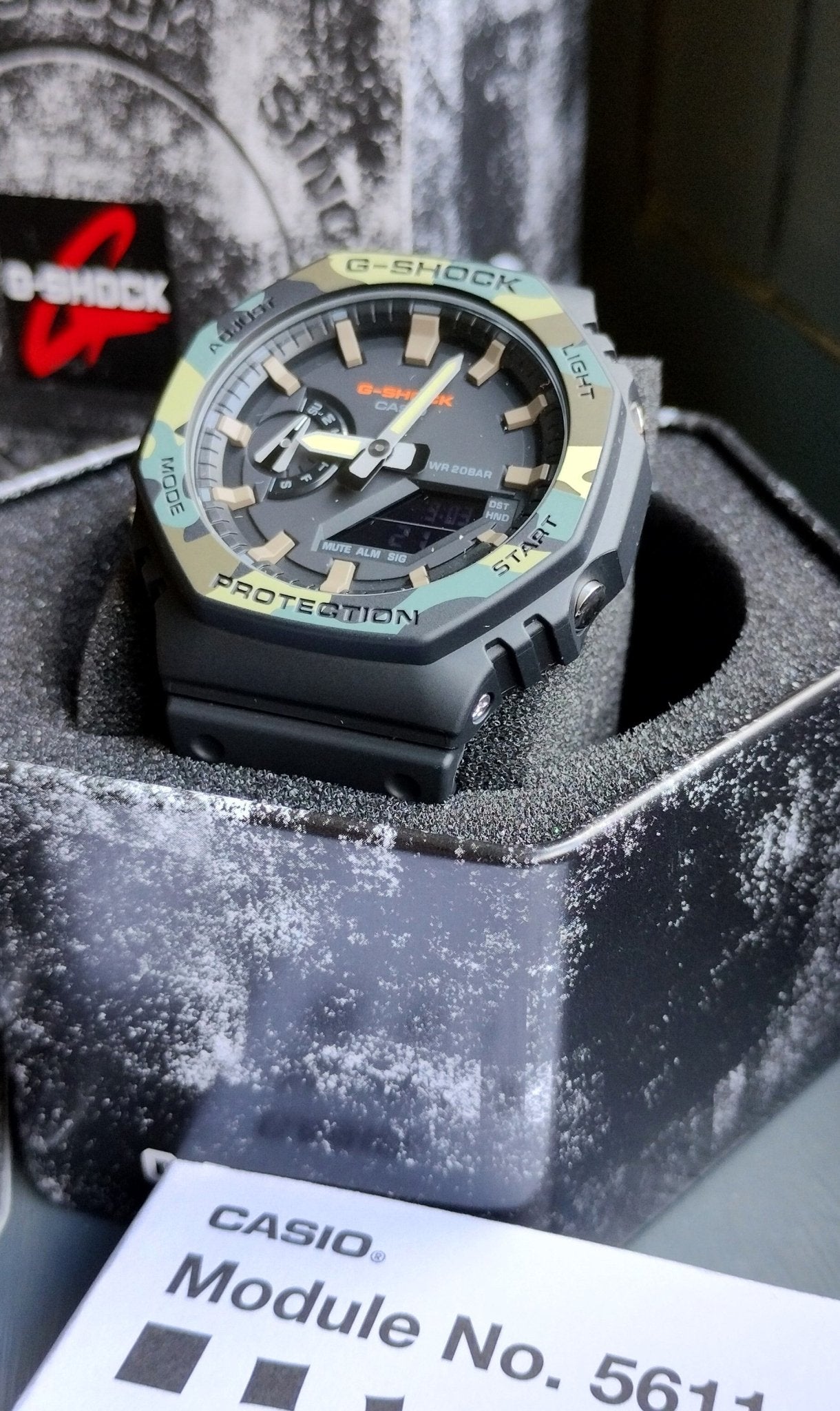 Casio G-Shock GA-2100SU-1AER Carbon Core Camouflage Men's Watch - Chronographworld