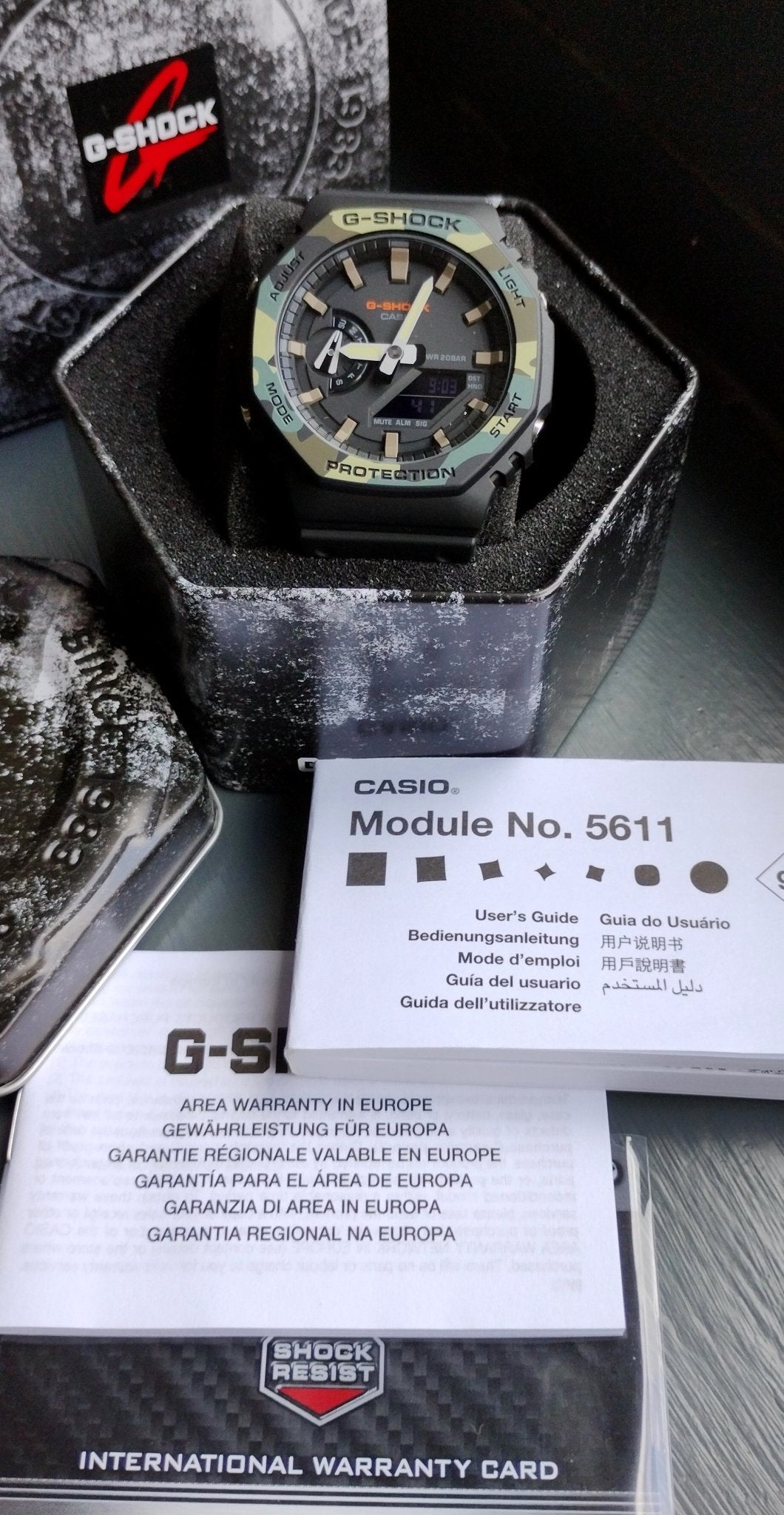 Casio G-Shock GA-2100SU-1AER Carbon Core Camouflage Men's Watch - Chronographworld