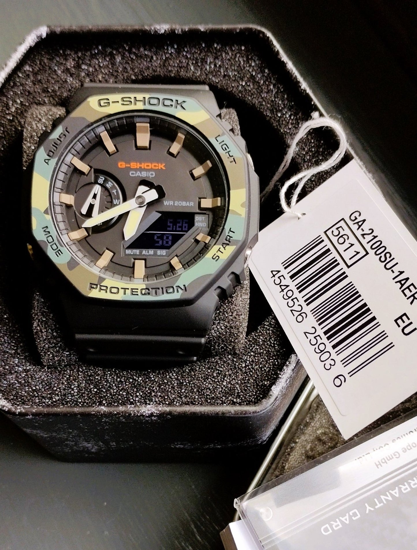 Casio G-Shock GA-2100SU-1AER Carbon Core Camouflage Men's Watch - Chronographworld