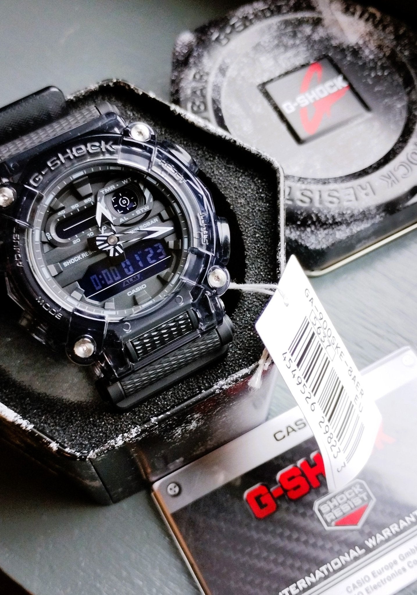 Casio G Shock GA 900SKE 8AER Skeleton Series Mens Analogue Digital Res Chronographworld