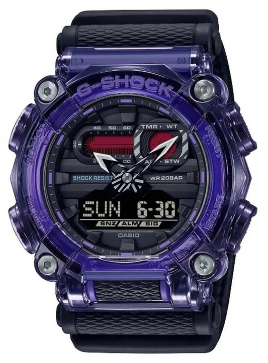 Casio G - Shock GA - 900TS - 6A Purple Analog Digital Sports Casual Men's Watch - Chronographworld