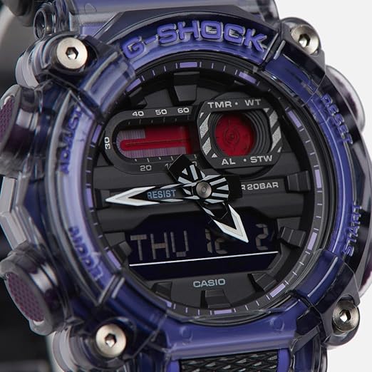 Casio G - Shock GA - 900TS - 6A Purple Analog Digital Sports Casual Men's Watch - Chronographworld