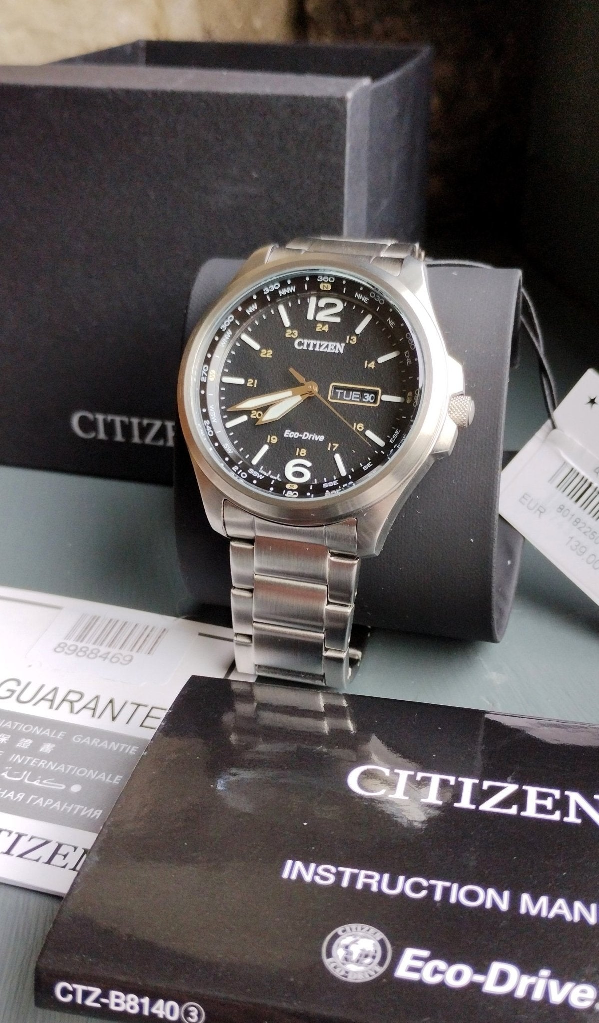 Citizen AW0110 - 82E Military Eco - Drive Men's Watch - Solar Powered - Chronographworld