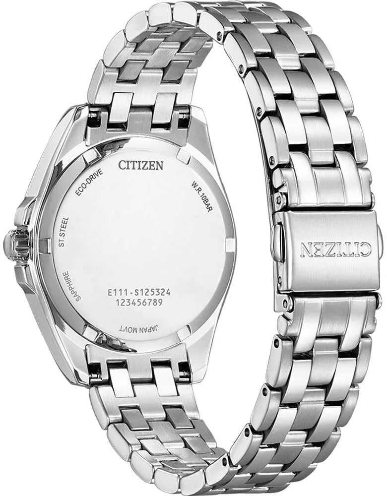 Citizen EO1210 - 83L Eco - Drive Sport Women's Quartz Watch - Stainless Steel Strap - Chronographworld