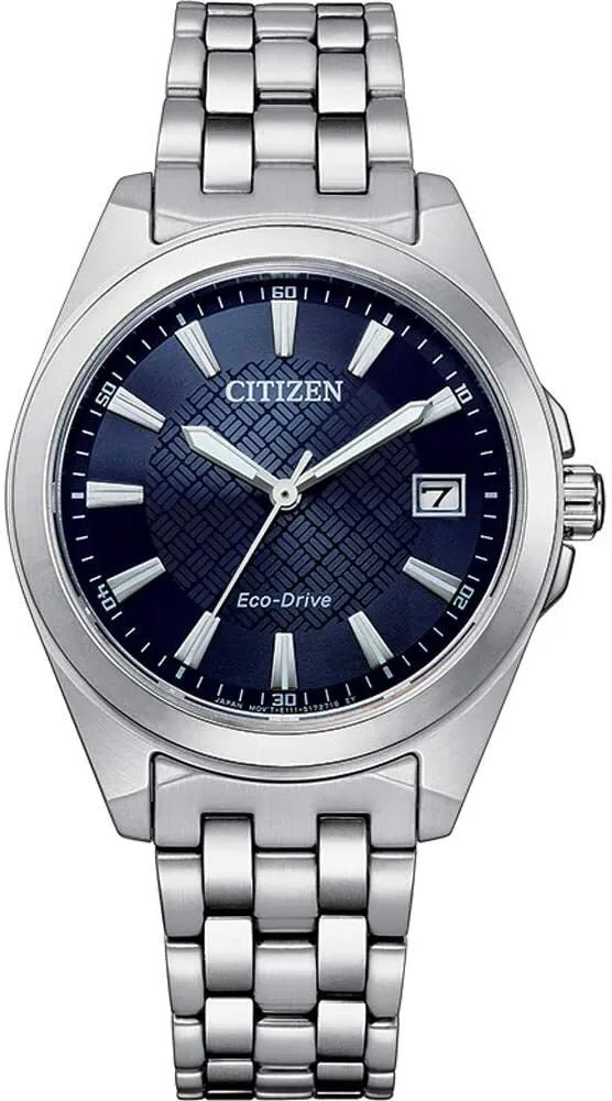 Citizen EO1210 - 83L Eco - Drive Sport Women's Quartz Watch - Stainless Steel Strap - Chronographworld