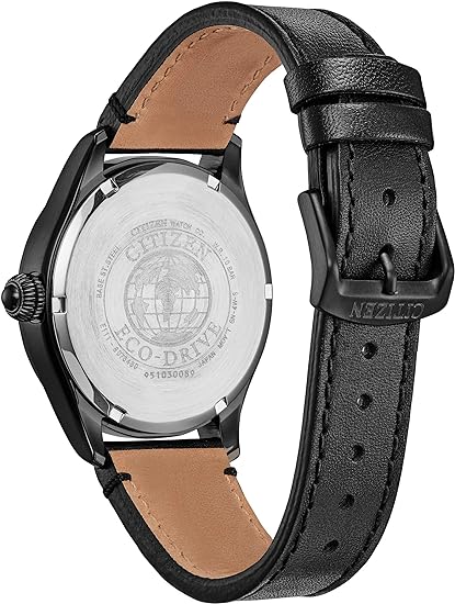 Citizen Garrison BM6835-15E Military Eco-Drive Men's Black Watch - Solar Powered - Chronographworld