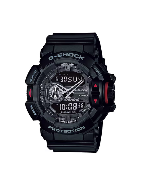 Casio G-SHOCK GA400-1BER Black/Red Shock / Magnetic Resistant Analog-Digital Men's Watch