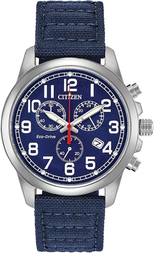 Citizen AT0200-21L Blue Military Eco-Drive Men's Watch - rrp £269