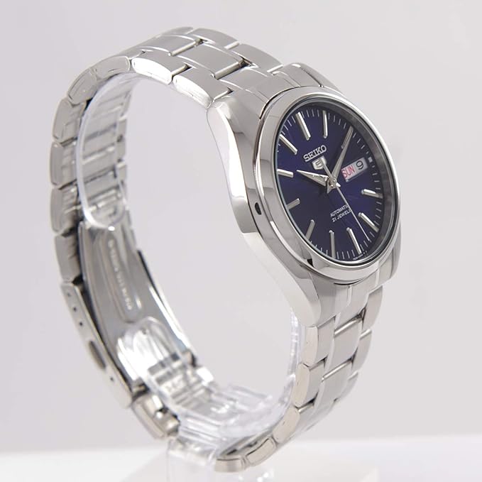 Seiko 5 Men's Watch SNKL43K1 Automatic Blue Dial Silver Stainless Steel RRP £229