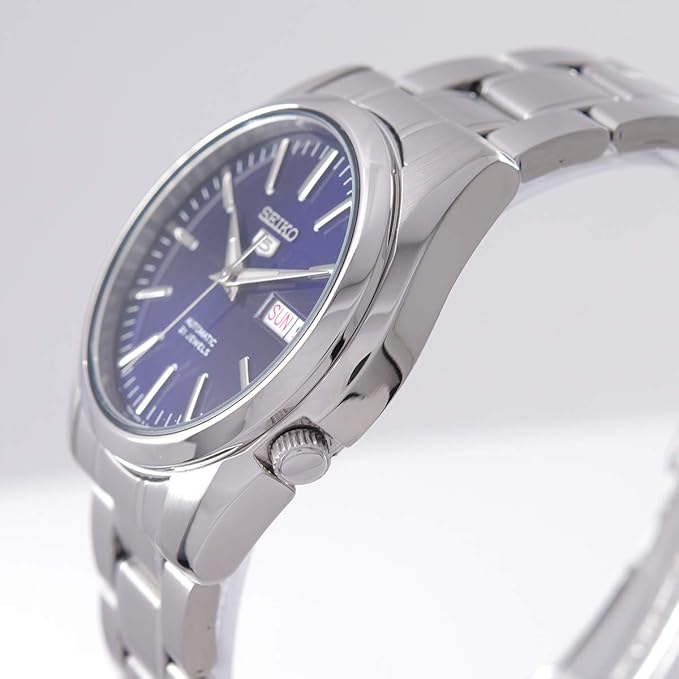 Seiko 5 Men's Watch SNKL43K1 Automatic Blue Dial Silver Stainless Steel RRP £229