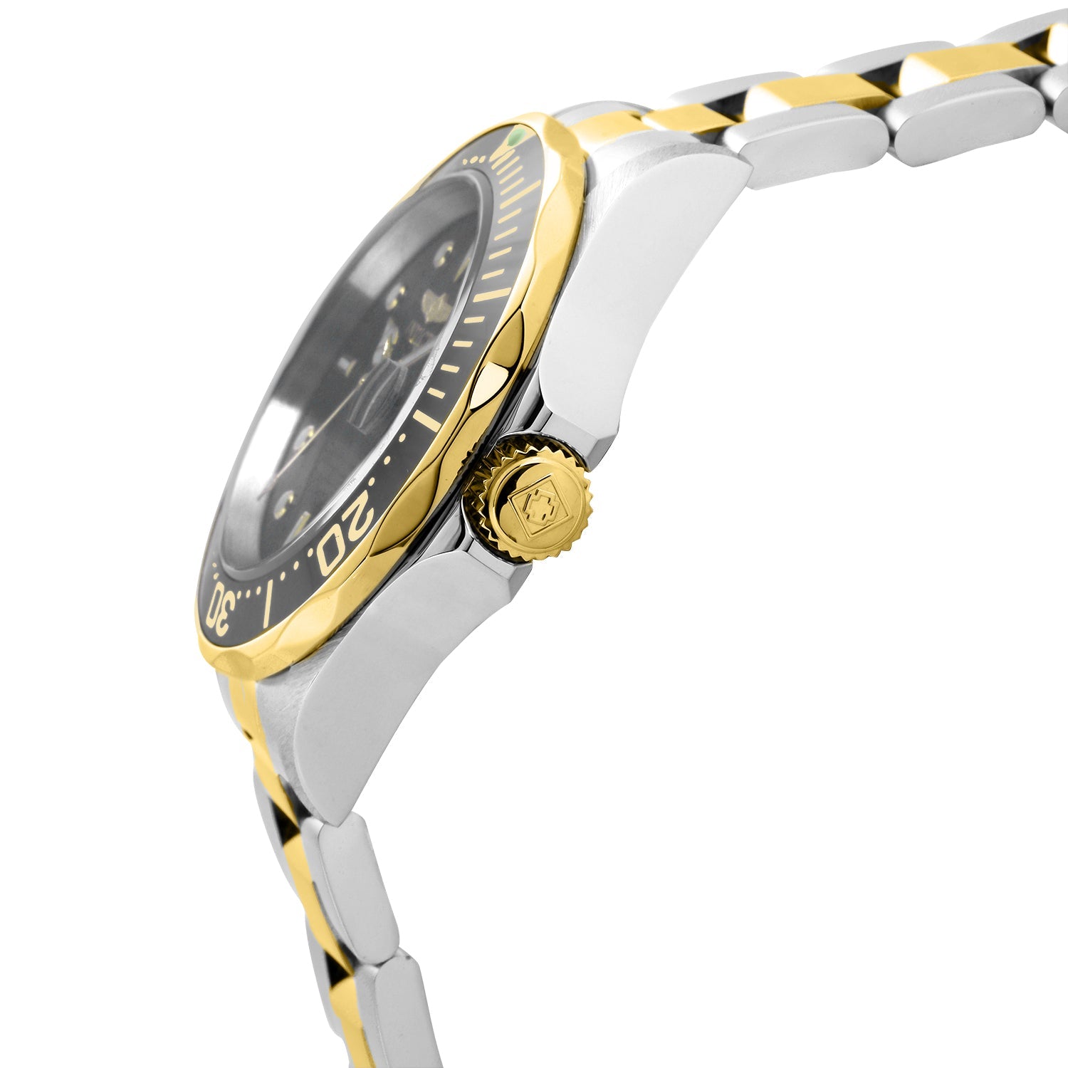 Invicta Pro Diver 8934 with gold-tone bezel and black dial