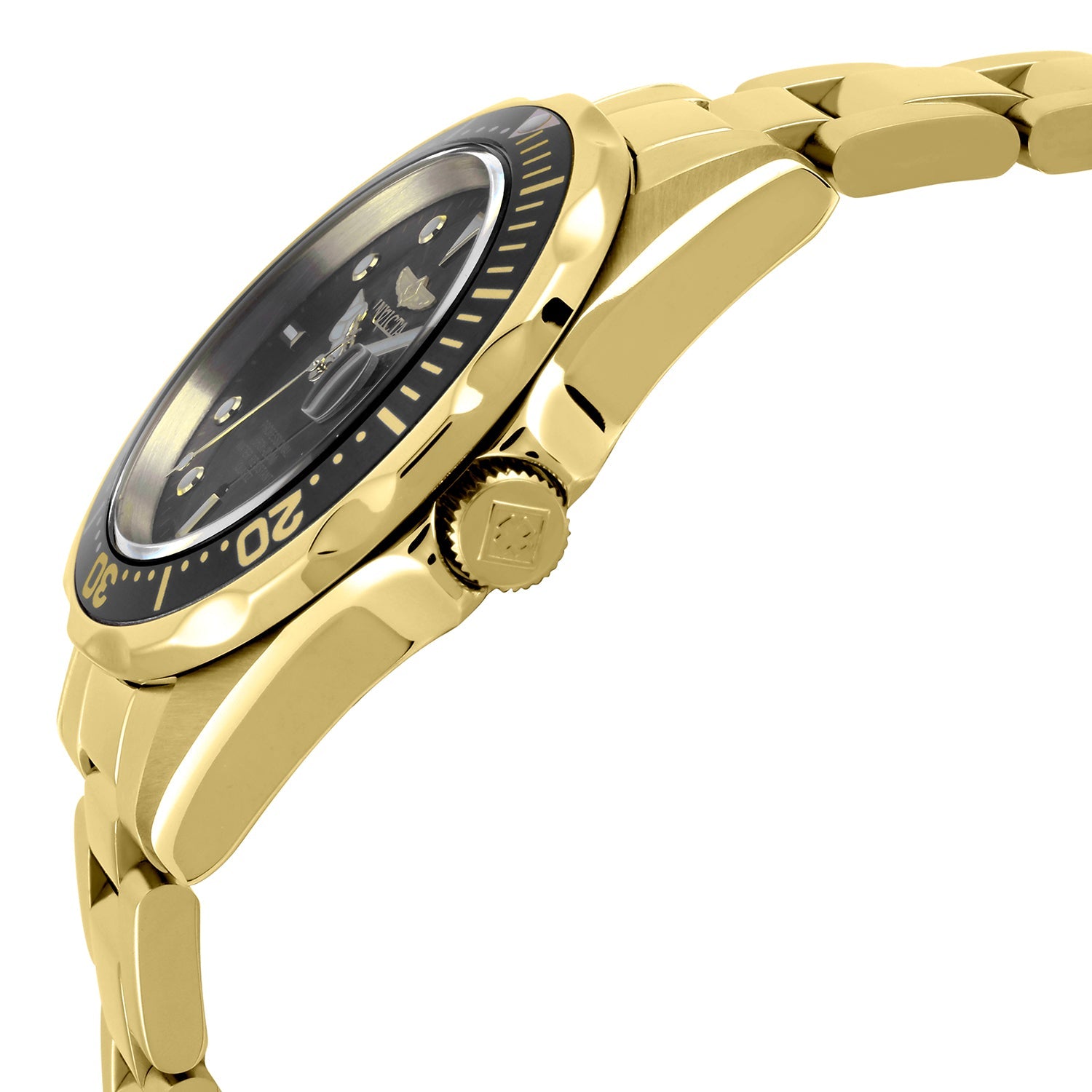 Invicta Pro Diver 8936 with gold-tone stainless steel case and gold bezel