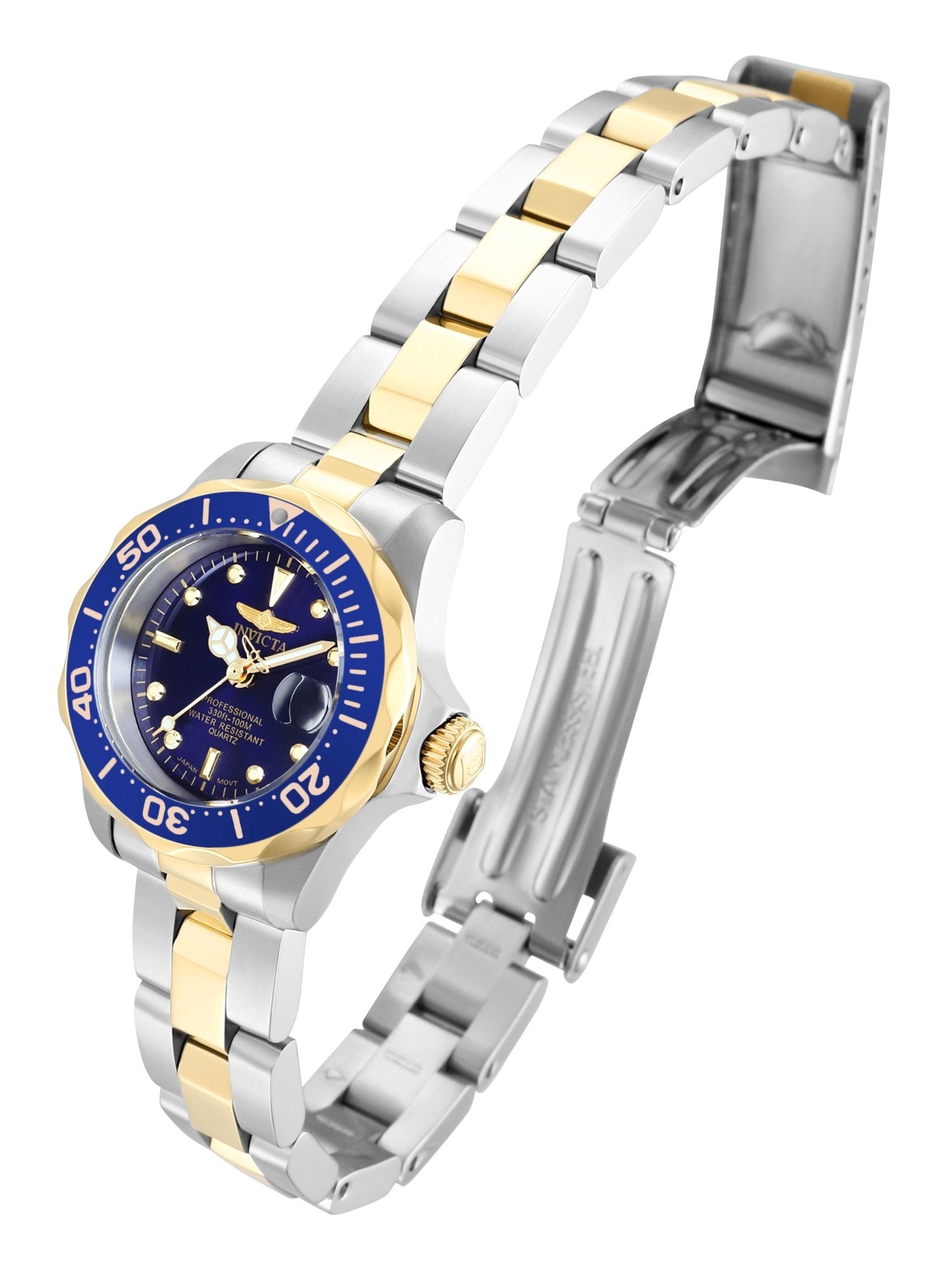 Angled view of the Invicta Pro Diver 8942 Women's Quartz Watch